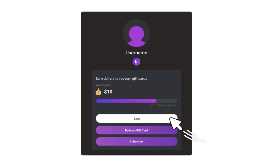 Viewer earn dollars